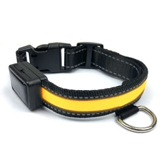 FUBUCA Collier réglable LED pour chiens avec charge solaire et usb 3 tailles