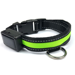 FUBUCA Collier réglable LED pour chiens avec charge solaire et usb 3 tailles