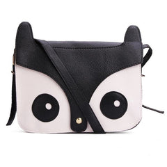 Sac á main imitation cuir - forme hibou- 24x17x6 cm OWL BAG effet 3D MWS AHEAD