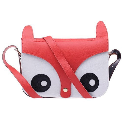 Sac á main imitation cuir - forme hibou- 24x17x6 cm OWL BAG effet 3D MWS AHEAD