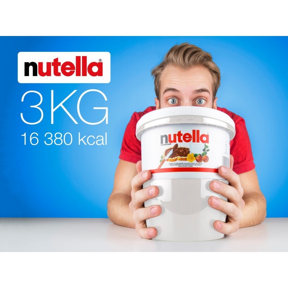 Nutella cacao format économique maxi pot 3 kg de crème à tartiner
