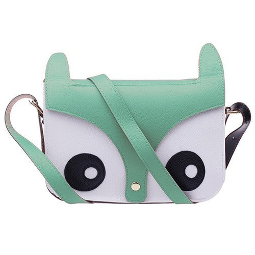 Sac á main imitation cuir - forme hibou- 24x17x6 cm OWL BAG effet 3D MWS AHEAD