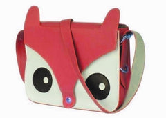 Sac á main imitation cuir - forme hibou- 24x17x6 cm OWL BAG effet 3D MWS AHEAD