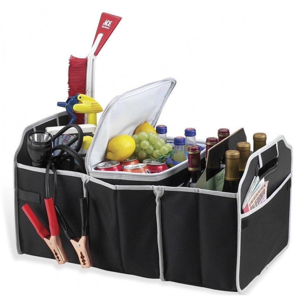 627489 Organisateur de coffre multipoches et pliable 53x31x31cm en TNT