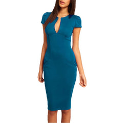 Robe Tube - Décolleté V - mod Athalia - mode féminine