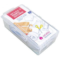 931507 Trousse de secours SOS 7 pièces SETABLU ciseaux bandages pansements