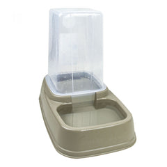 100930 Distributeur 2en1 automatique d'eau ou aliment pour animaux 8L