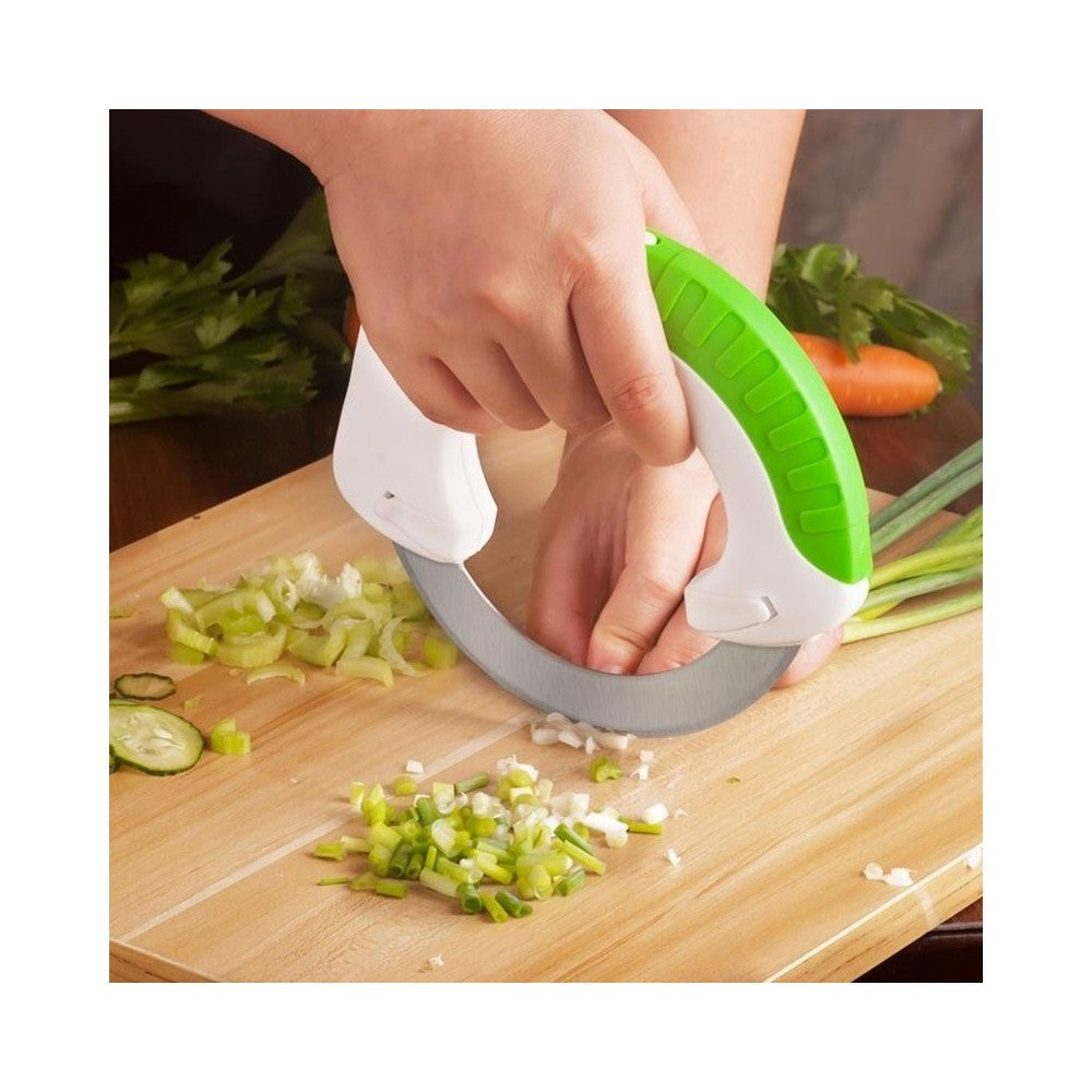 715200 Coupe-légumes, couteau circulaire à poignée ergonomique anti-dérapante