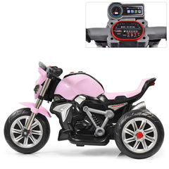 BK31297 Moto électrique BKT GENNY 6V pour enfants avec sons et lumières