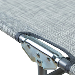 483671 Chaise-longue de jardin avec parasol réglable en 3 positions