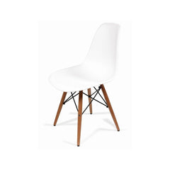 Pack de 4 chaises Supreme avec pieds en bois et structure rigide