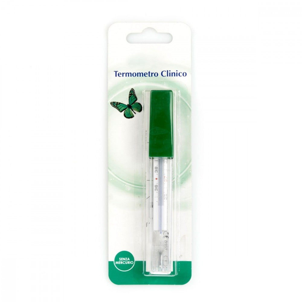 938216 Thermomètre médical SETABLU verre sans mercure avec étui en plastique