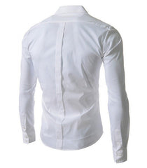 Chemise asymétrique à manches longues et cintré Homme /mode homme - Mod DAMIAN