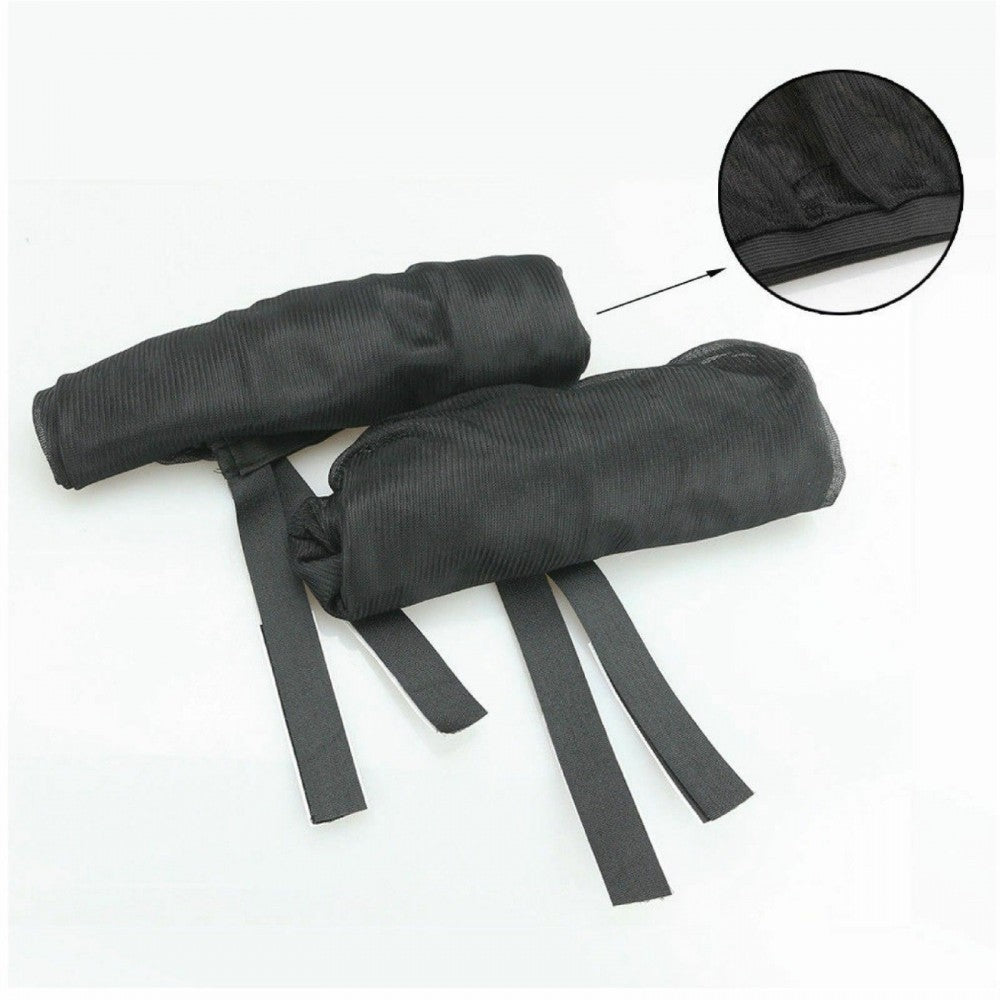 Kit 2 pièces Pare-soleil pour vitre de voiture 54x92cm avec fermeture