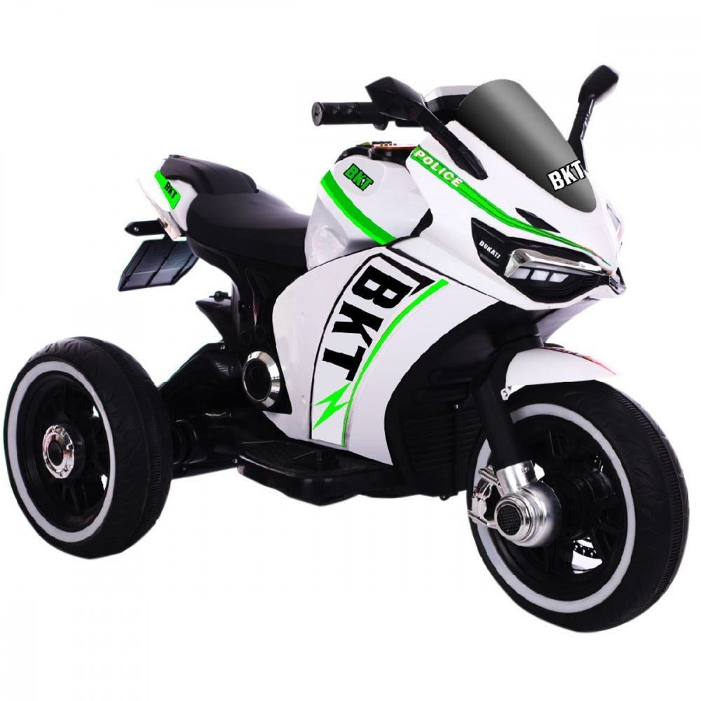 B37602C Moto électrique enfant THREE BKT 12V mp3 lumières et sons 105x63x70cm