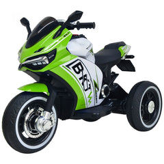 B37602C Moto électrique enfant THREE BKT 12V mp3 lumières et sons 105x63x70cm
