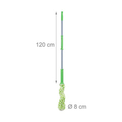 084326 Serpillière autodrainante en microfibre interchangeable 135cm TWIST MOP