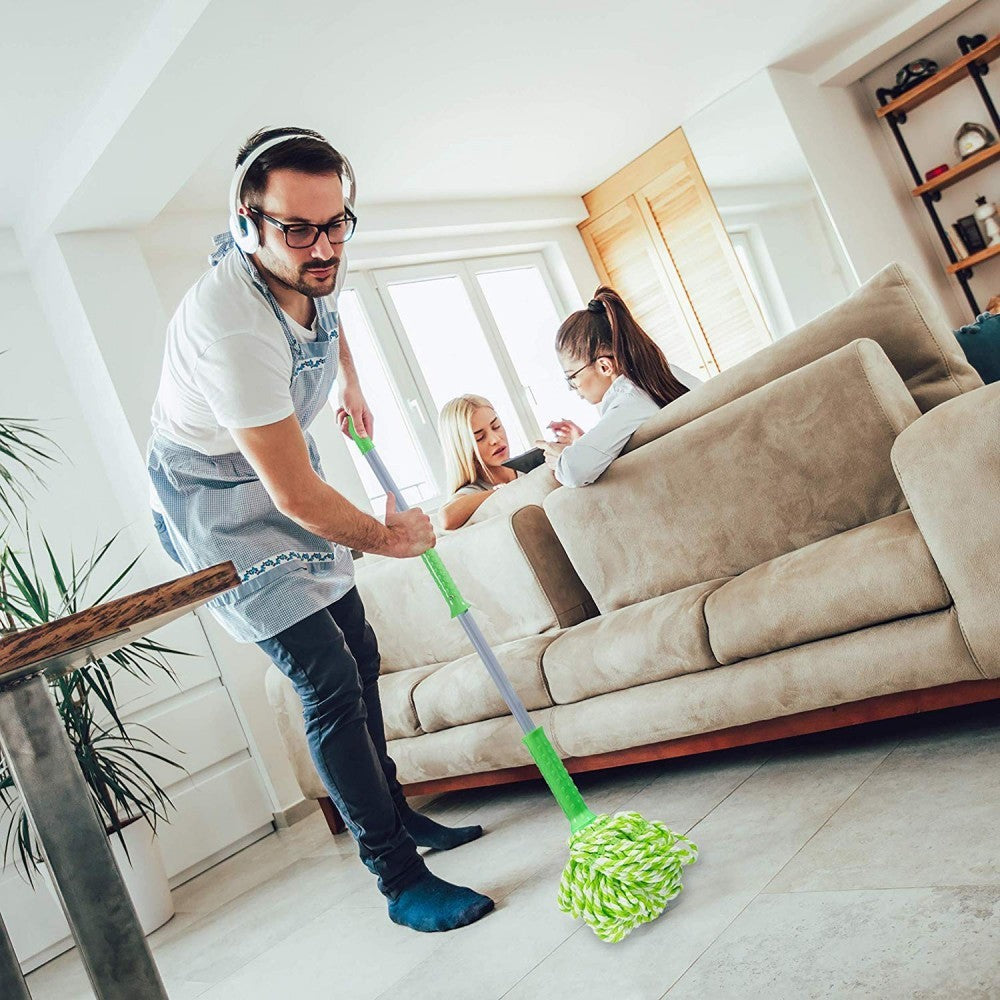 084326 Serpillière autodrainante en microfibre interchangeable 135cm TWIST MOP