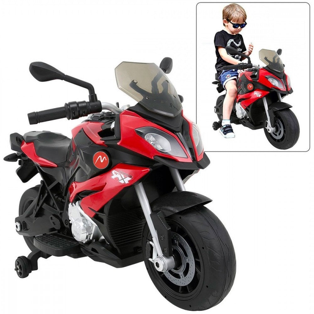 B34306 Moto électrique pour enfants Power 6V avec lumières et roues
