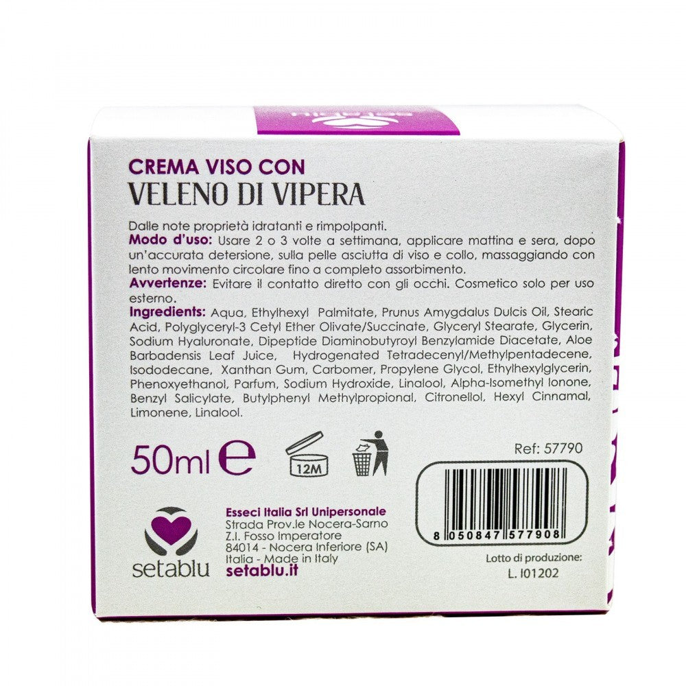 577908 SETABLU Crème rajeunissante au venin de serpent pour peau mature 50 ml