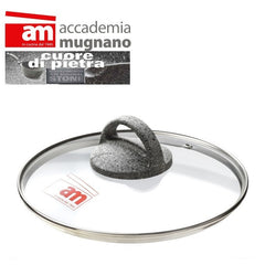 Couvercle en verre casserole / poéle - diamétre 24 cm - Accademia Mugnano
