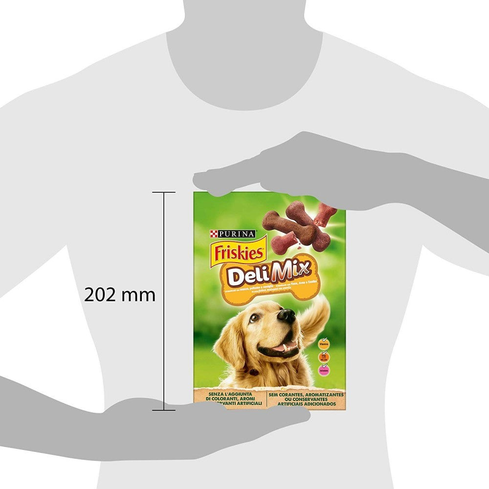 Purina Friskies Delimix Cookies pour chiens adultes 500 g de vitamines