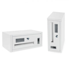 1 boîte aux lettres Iron White Blanc Article 783A 175 x130x300mm