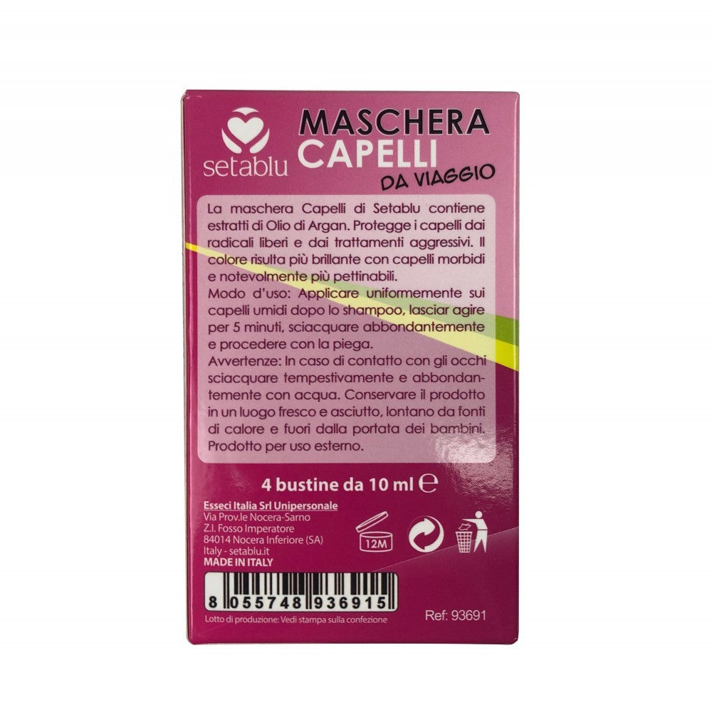936915 Masque capillaire voyage SETABLU KIT 4 sachets de 10 ml