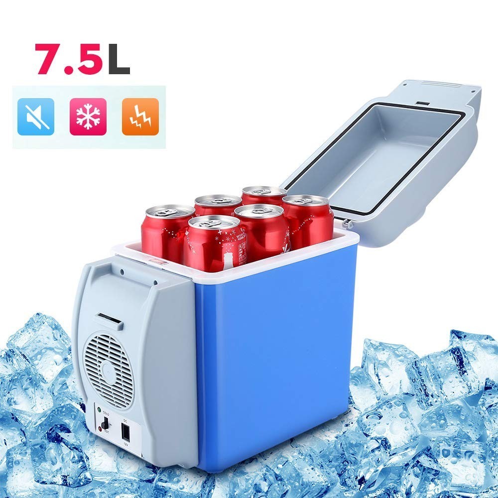 079054 Frigo portable pour voiture et camping 2 en 1 chaud / froid 7.5 LT 12V