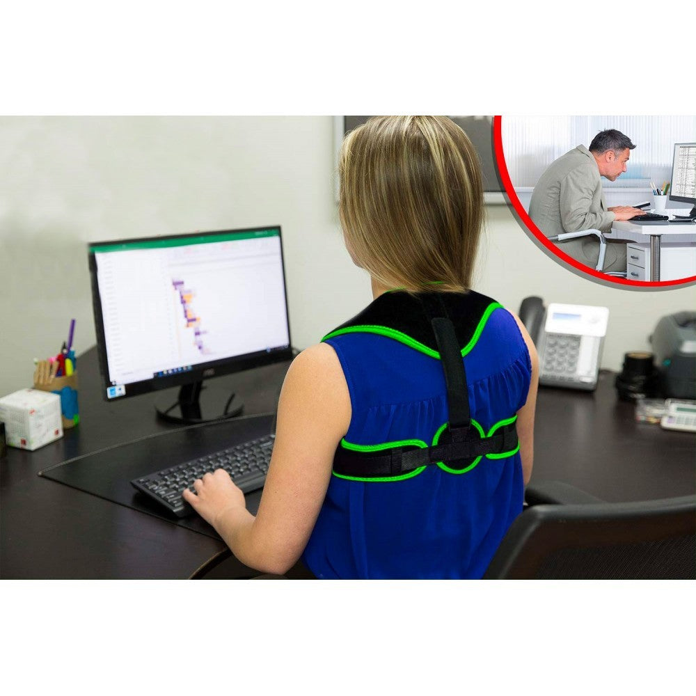 731547 Bande postural correctif épaule et dos contre la sciatique et la douleur