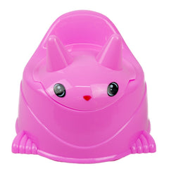 Urinoir Happy Animal pour enfant en plastique de couleur ROSE 30x25cm max 20Kg