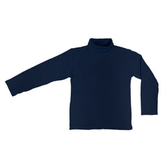 VKA42 T-shirt pour fille col roulé OXIN manches longues et intérieur polaire