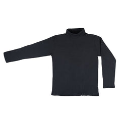 VKA41 Tee-shirt garçon Col roulé Suber, manches longues et intérieur polaire