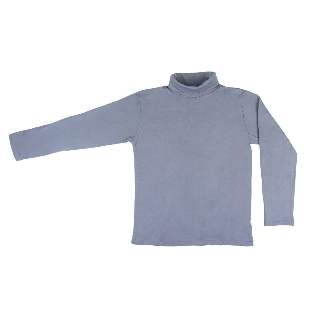 VKA41 Tee-shirt garçon Col roulé Suber, manches longues et intérieur polaire