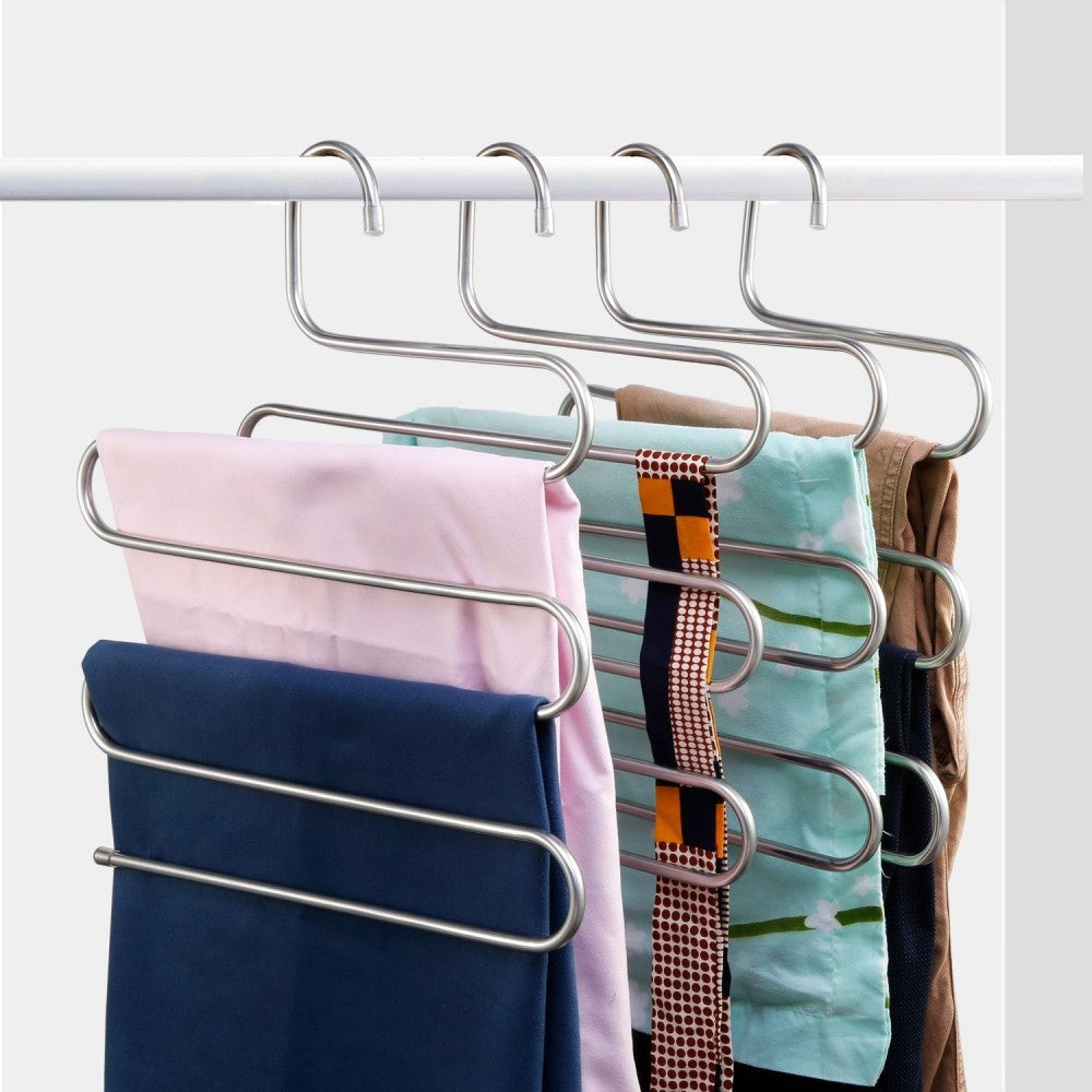 181149 Cintres 5 niveaux pour vêtements Cool Hanger économise l'espace