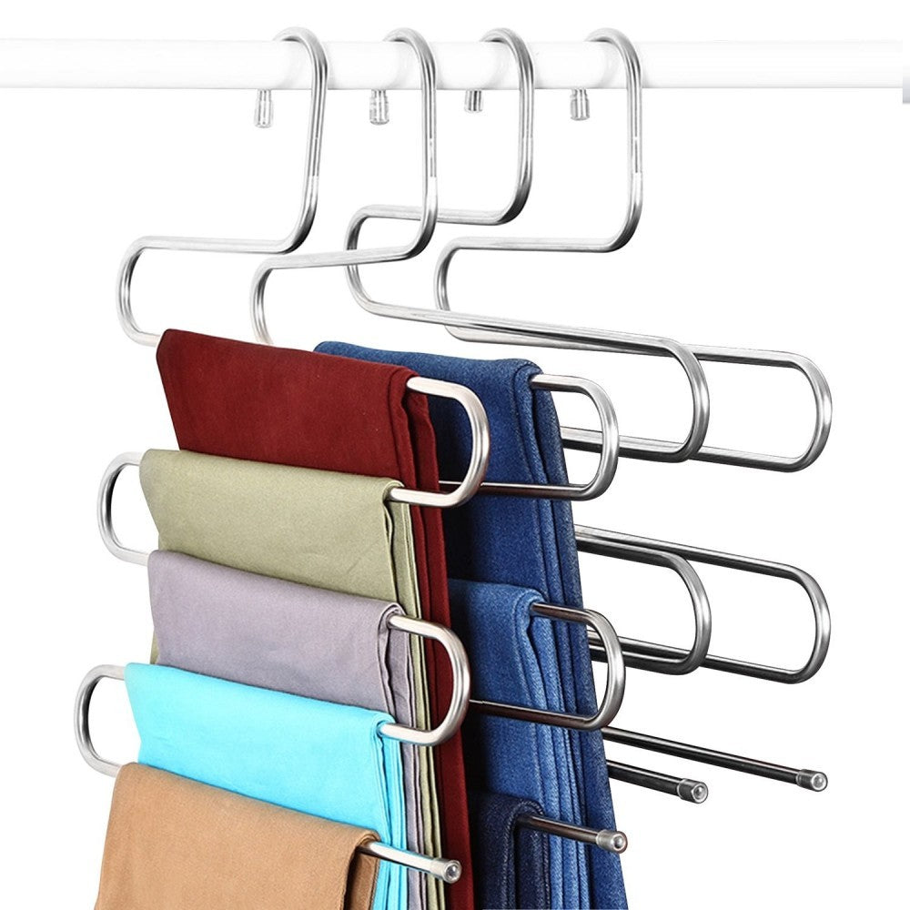 181149 Cintres 5 niveaux pour vêtements Cool Hanger économise l'espace
