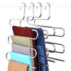 181149 Cintres 5 niveaux pour vêtements Cool Hanger économise l'espace