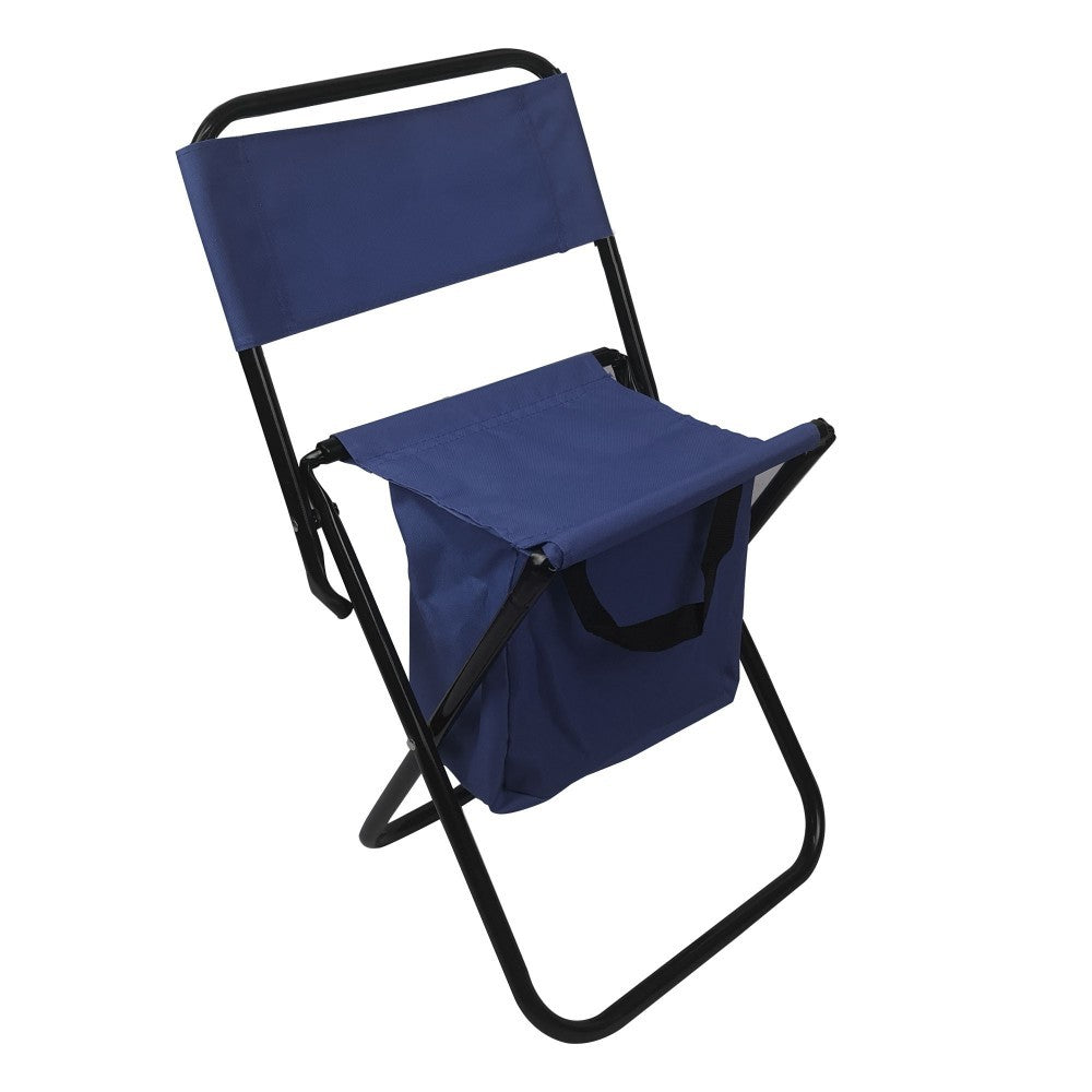 031199 EVERTOP Chaise pliante avec poche inférieure  pour la mer ou la montagne