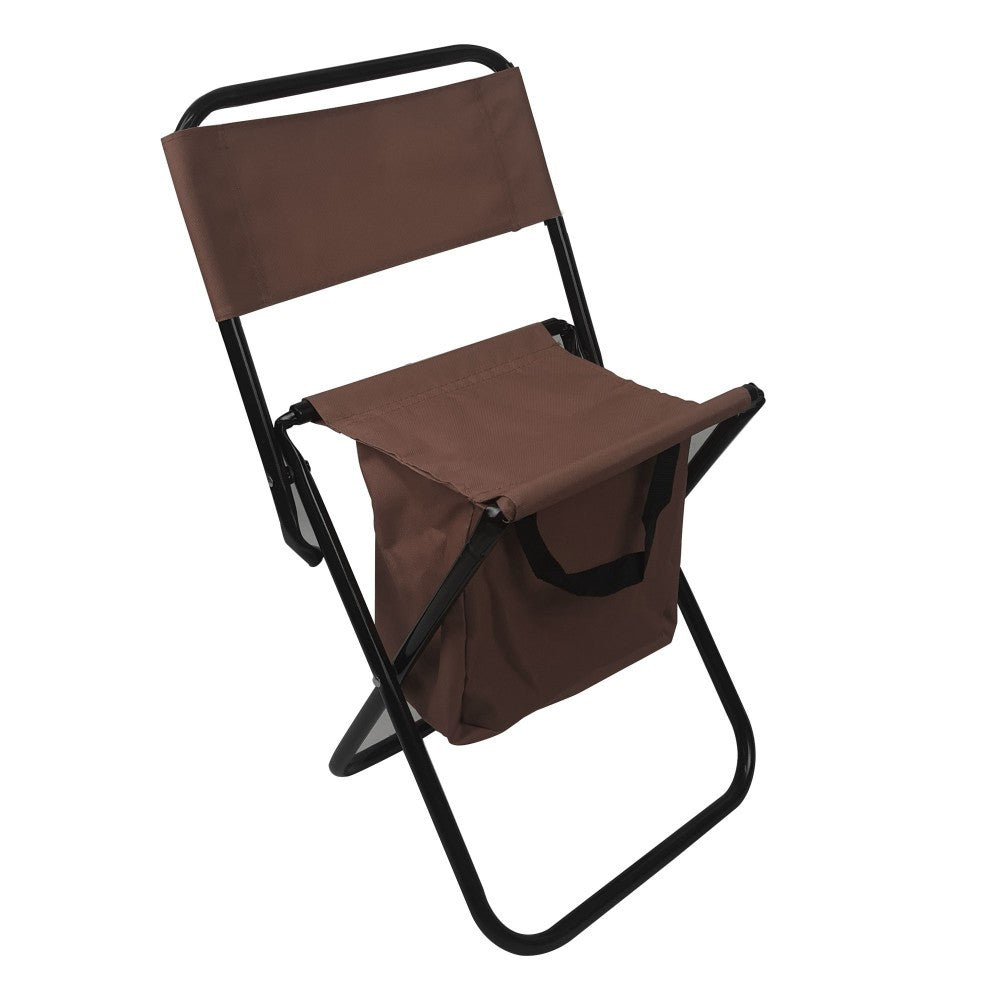 031199 EVERTOP Chaise pliante avec poche inférieure  pour la mer ou la montagne