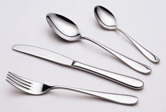Set 16 pièces de cuisine- Ensemble de couverts INOX moderne et élégant avec étui