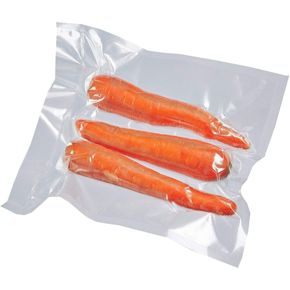 352572 4x Rouleau de sacs pour conditionneuse sous vide 25 cm x 3 m en PA