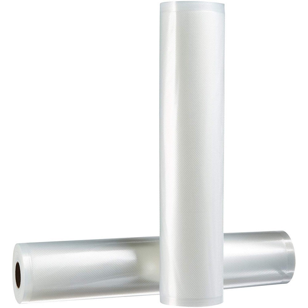 352572 4x Rouleau de sacs pour conditionneuse sous vide 25 cm x 3 m en PA