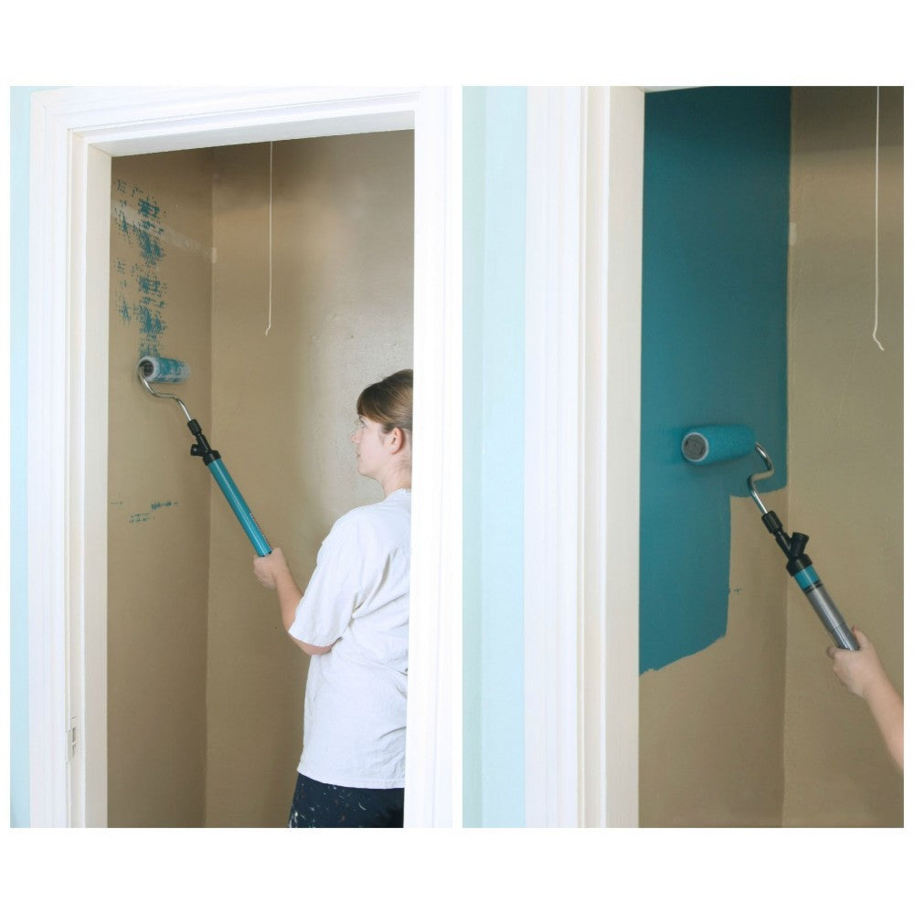 Rouleau à peinture avec réservoir intégré QUICK PAINT Poignée antichute 92-145cm