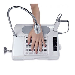 871029 Salon Expert 3 in 1 Kit complet manicure lampe, fraiseuse et aspirateur