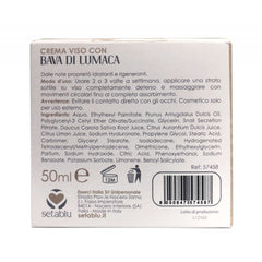 574587 SETABLU crème visage extrait bave d'escargot regénère la peau sèche 50 ml