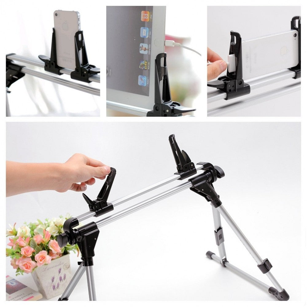 401033 Support pour iPad et smartphone ultra-léger, pliable et réglable