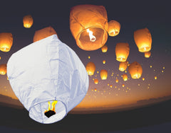 Lanterne de ciel - Lanterne chinoise diamètre 33 cm - environnement magique