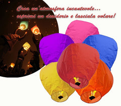 Lanterne de ciel - Lanterne chinoise diamètre 33 cm - environnement magique