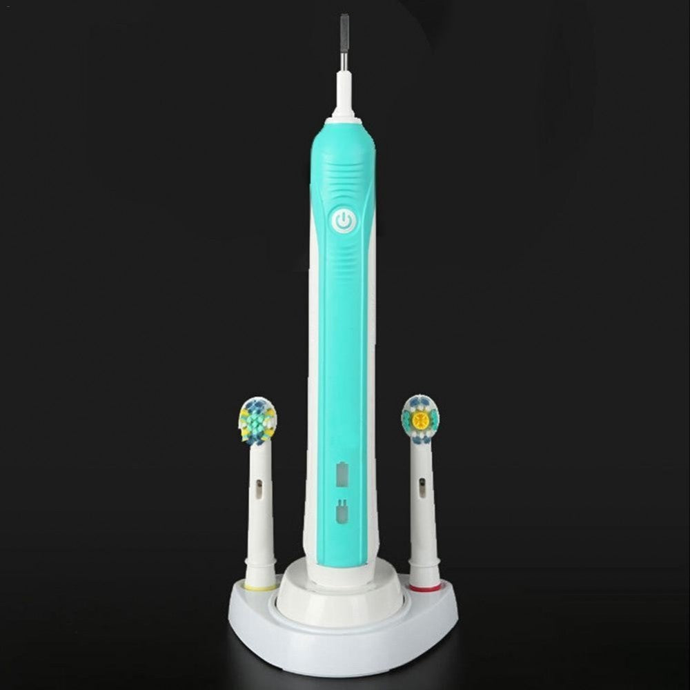 Support pour base brosse à dents électrique avec 2 emplacements pour tête