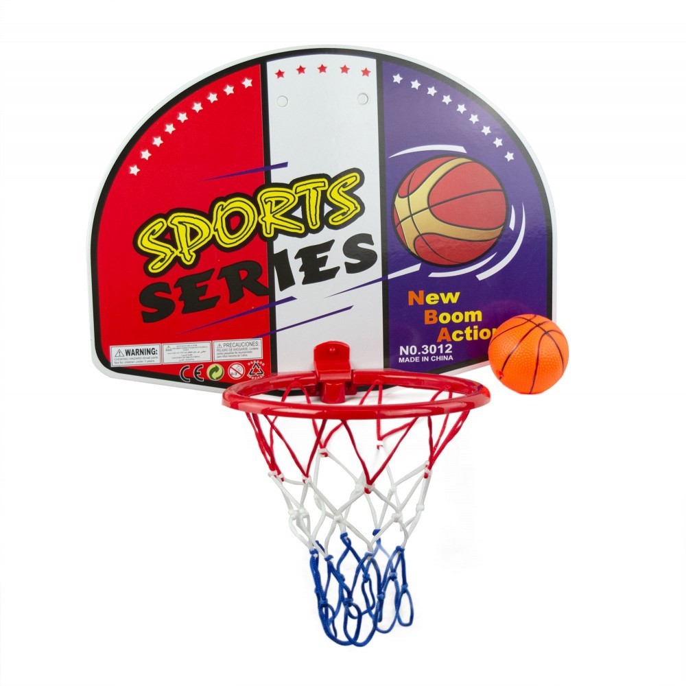 3012 Set de basketball pour enfants Sport Series Panier pliable avec mini-ballon